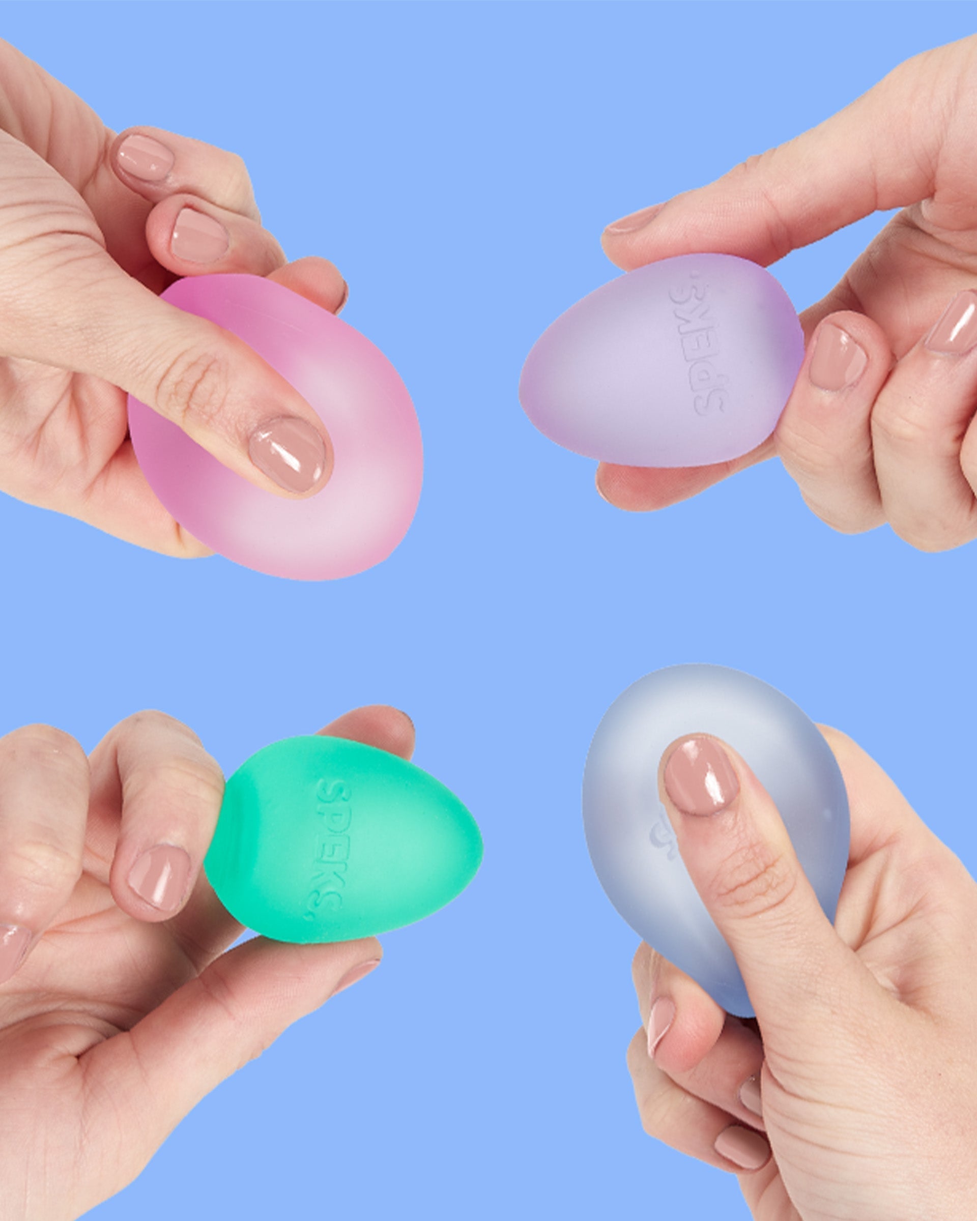 Gump Egg 4-Pack - Memory Gel Squeeze Toy
