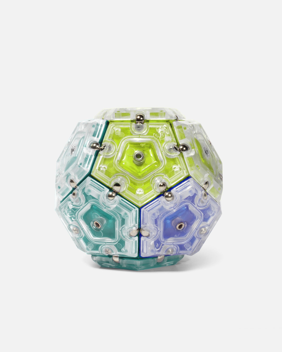 Crystal Geode Sphere - Magnetic Shape Building Set