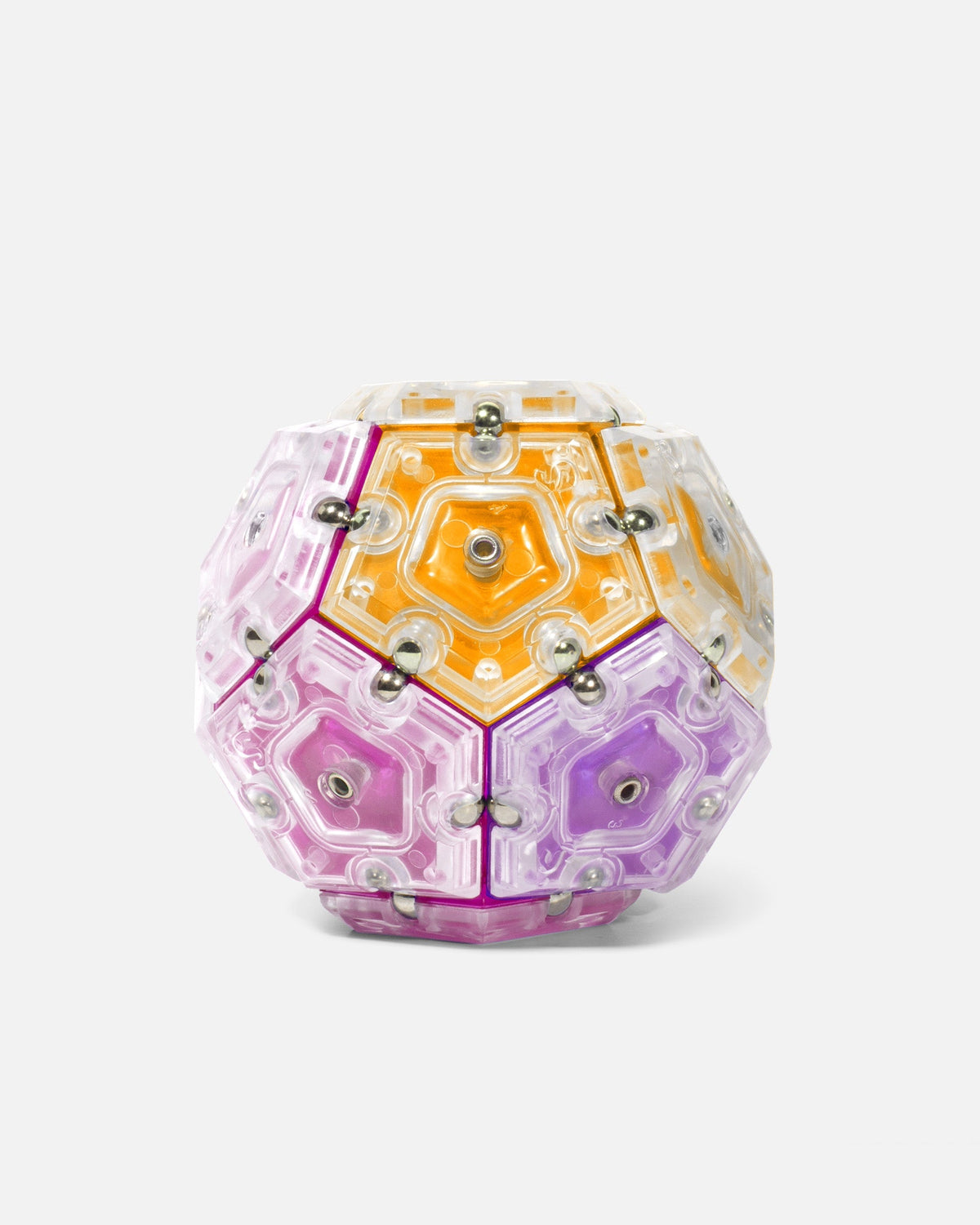 Crystal Geode Sphere - Magnetic Shape Building Set