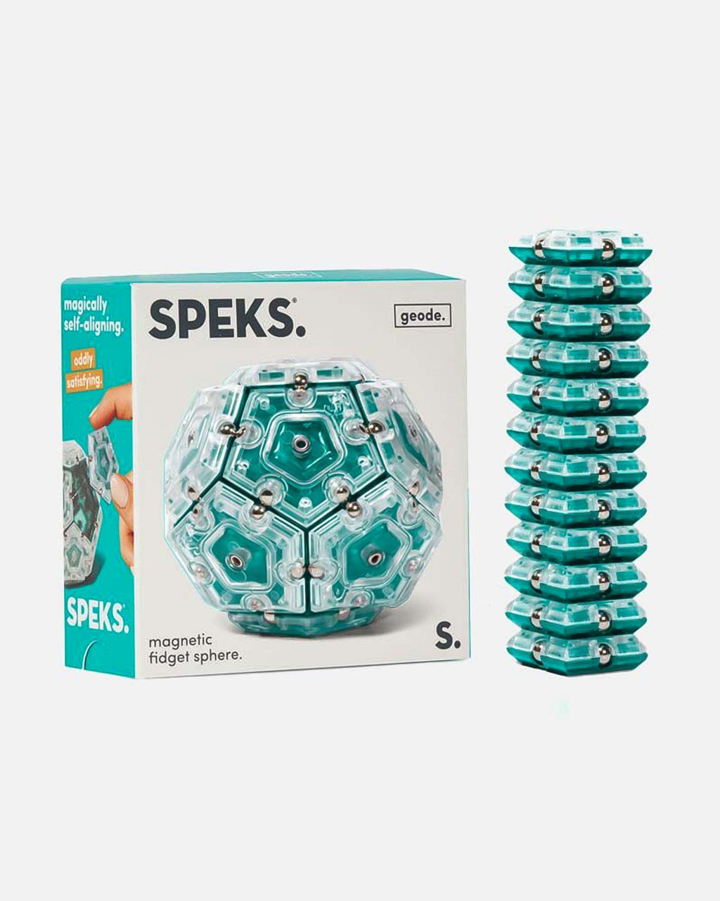 Crystal Geode Sphere - Magnetic Shape Building Set