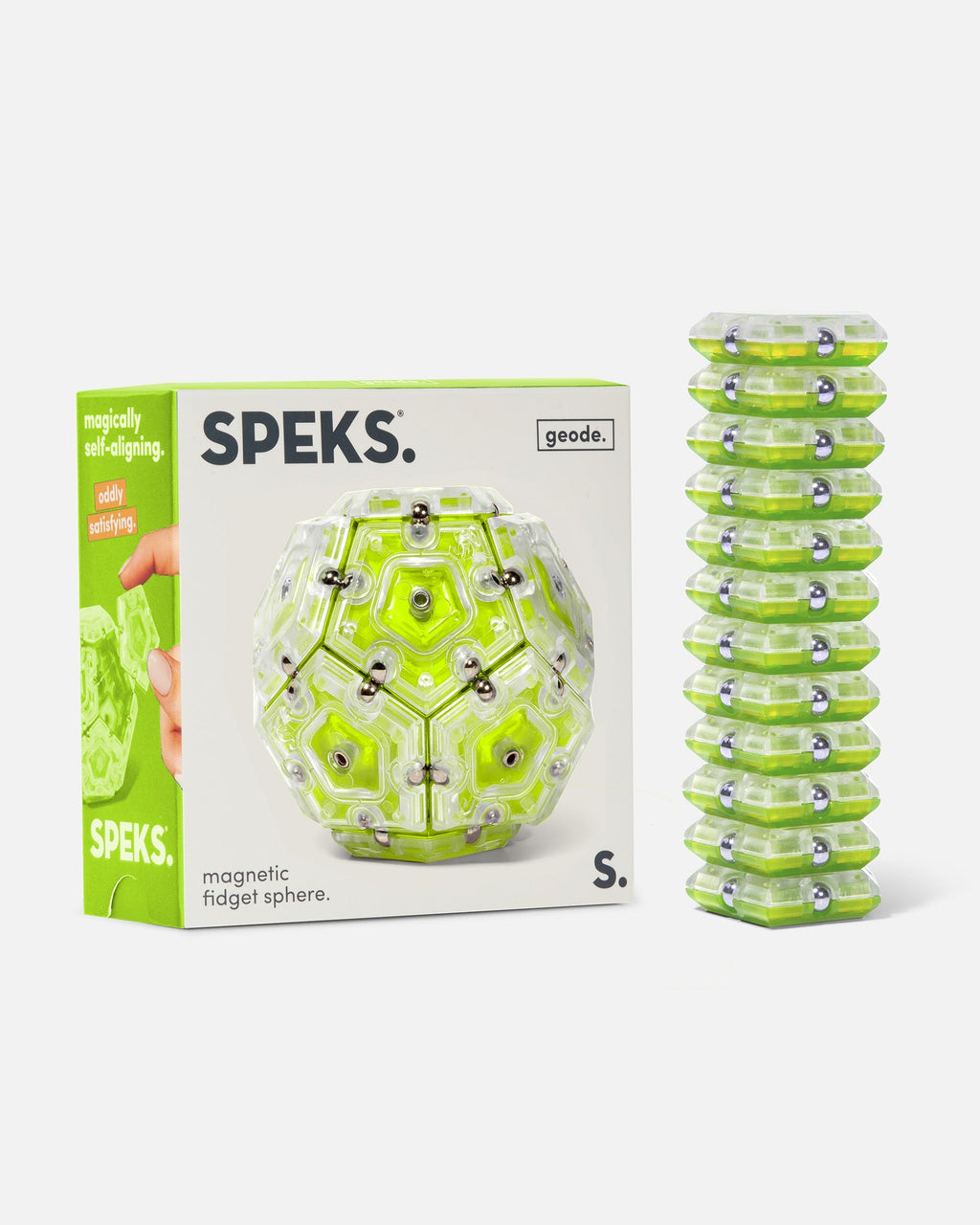 Crystal Geode Sphere - Magnetic Shape Building Set