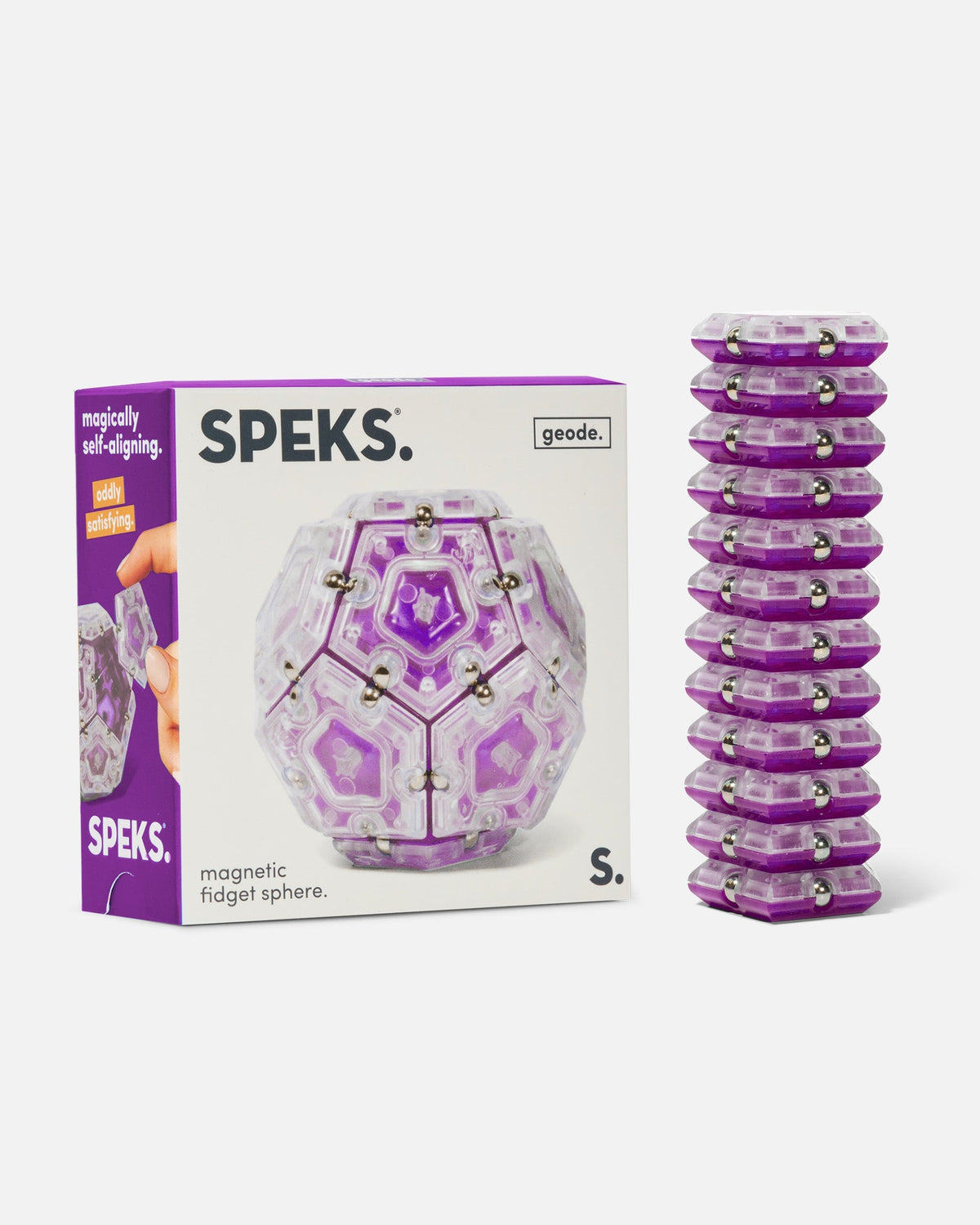 Crystal Geode Sphere - Magnetic Shape Building Set