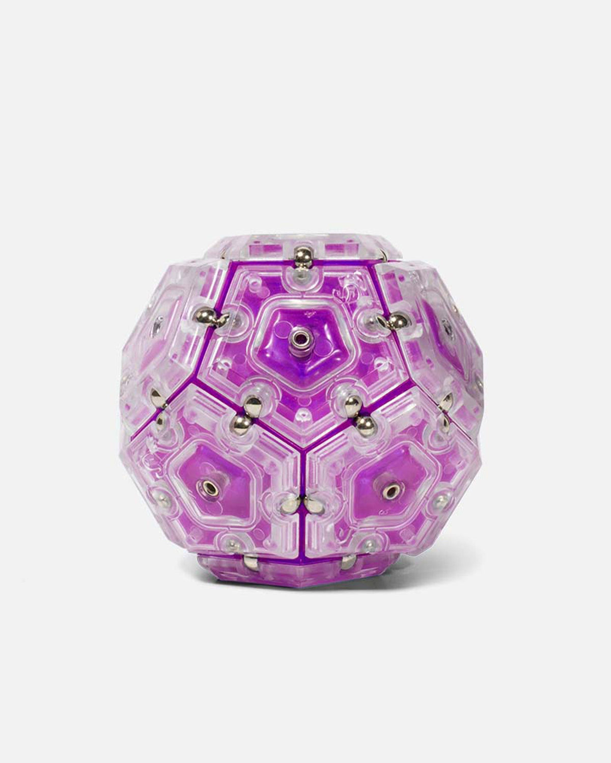 Crystal Geode Sphere - Magnetic Shape Building Set