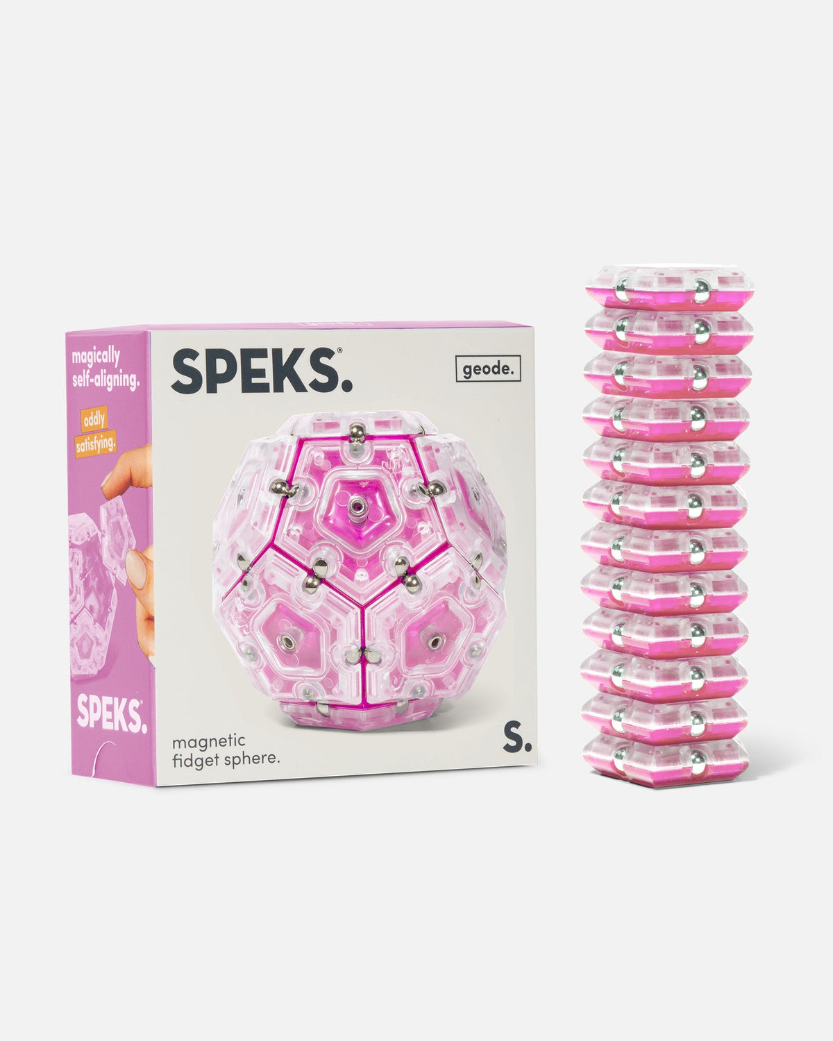 Crystal Geode Sphere - Magnetic Shape Building Set