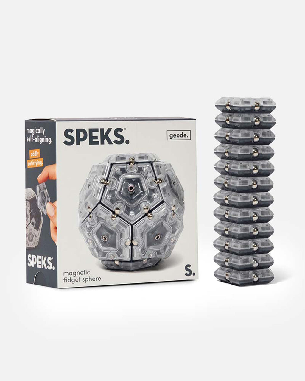 Crystal Geode Sphere - Magnetic Shape Building Set