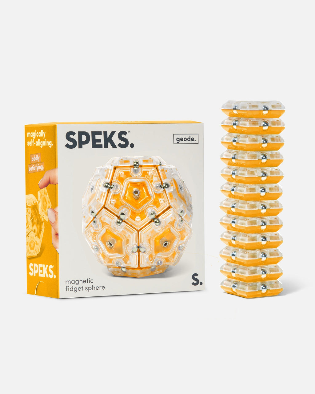 Crystal Geode Sphere - Magnetic Shape Building Set
