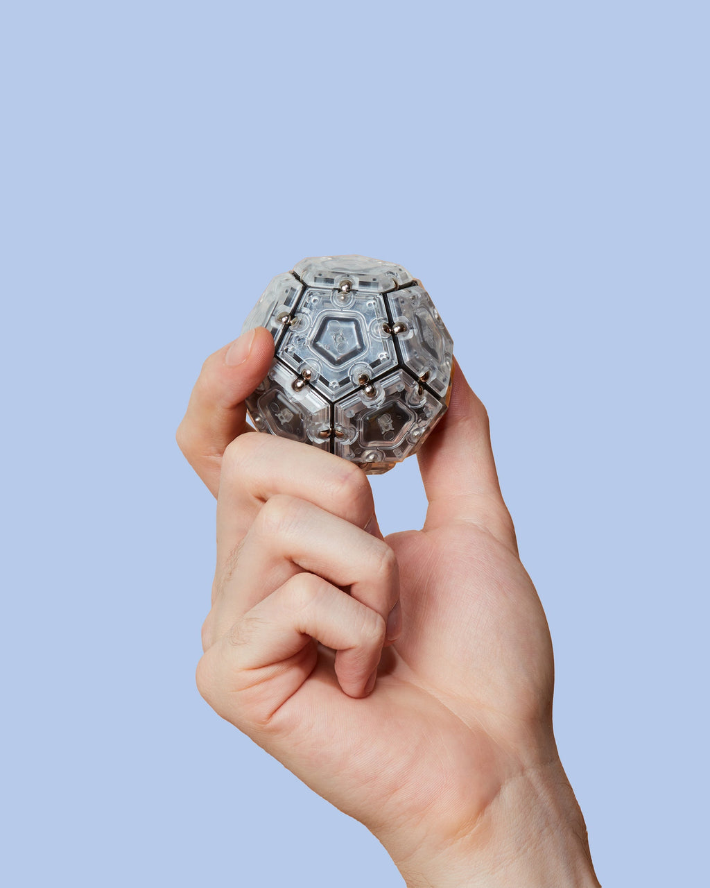 Crystal Geode Sphere - Magnetic Shape Building Set