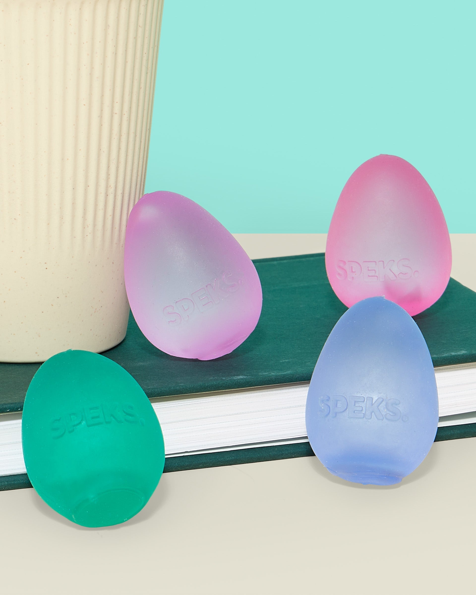 Gump Egg 4-Pack - Memory Gel Squeeze Toy