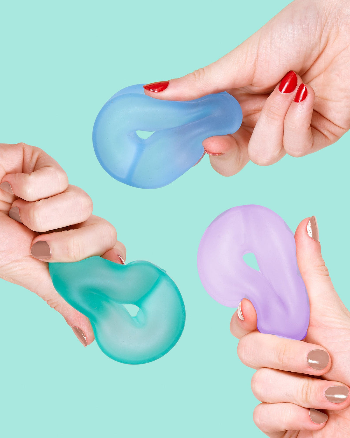 Gump Loop 3-Packs - Memory Gel Squeeze Toy