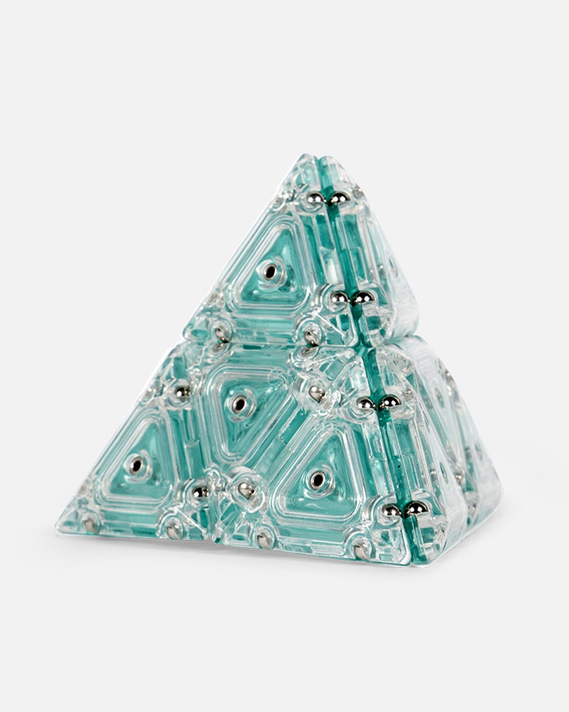 Crystal Pyramid Geode - Magnetic Shape Building Set