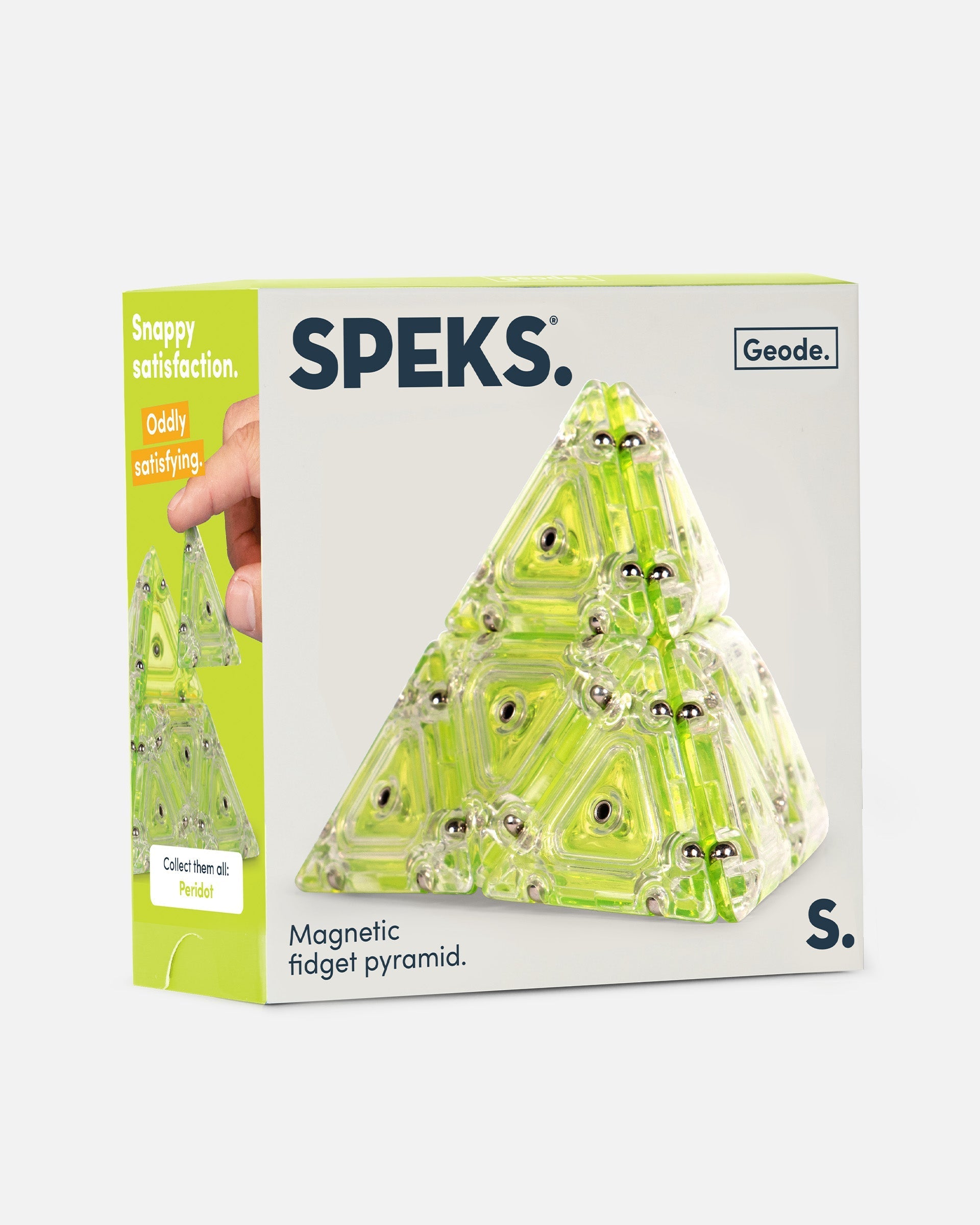Crystal Pyramid Geode - Magnetic Shape Building Set