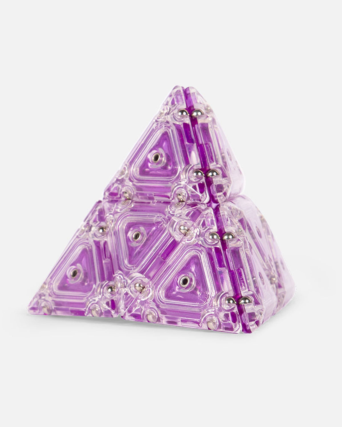 Crystal Pyramid Geode - Magnetic Shape Building Set