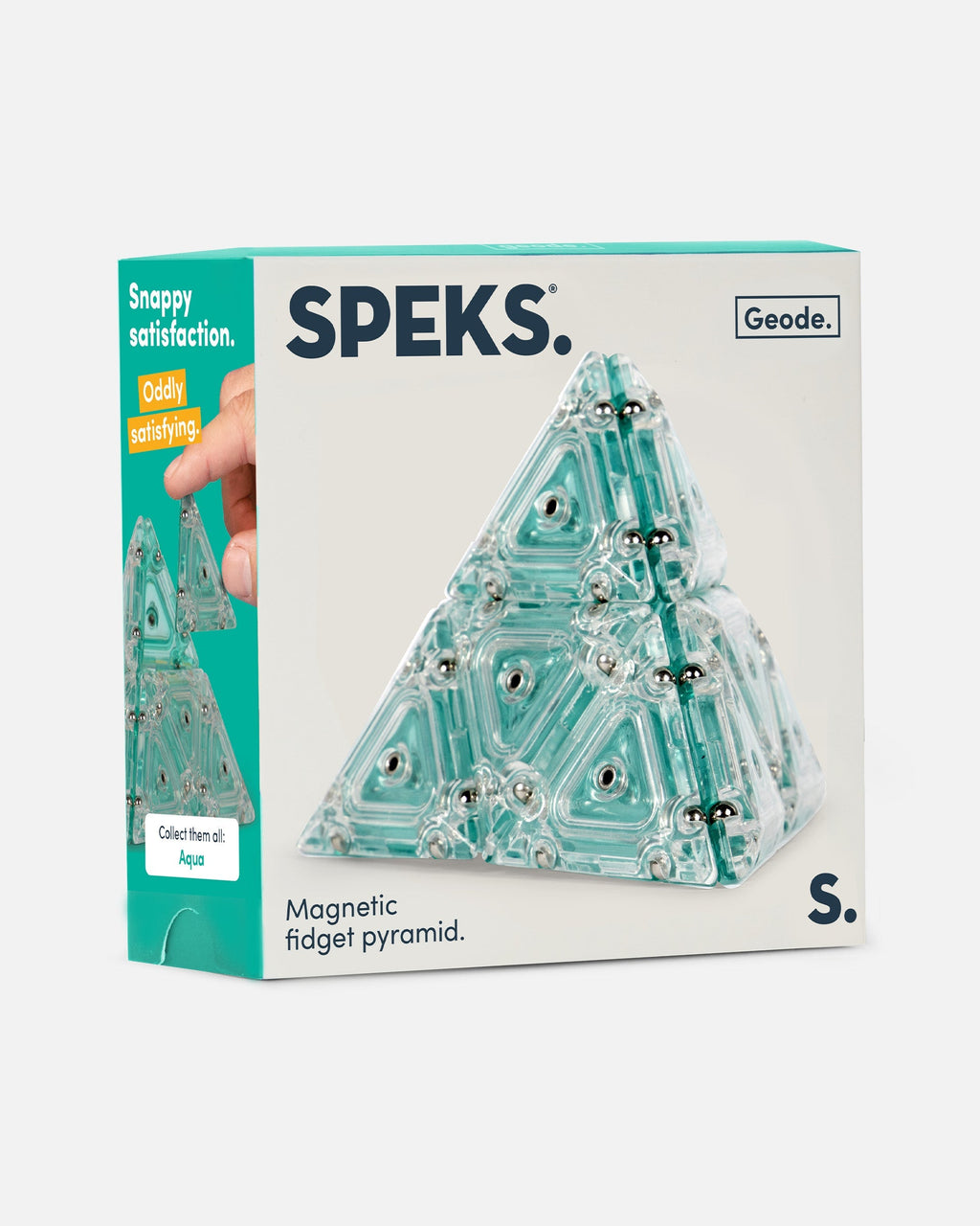 Crystal Pyramid Geode - Magnetic Shape Building Set