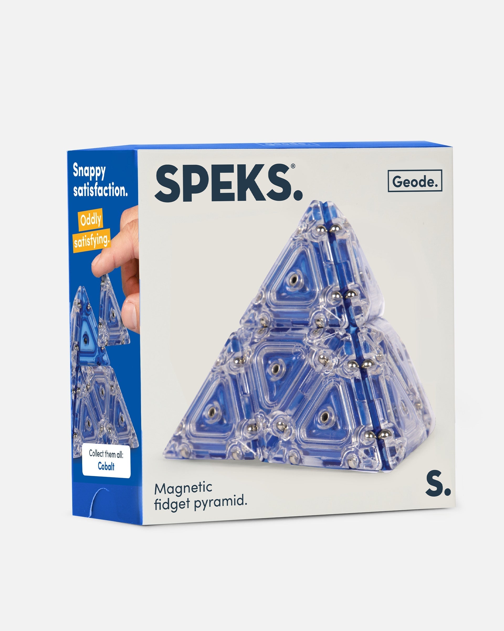 Crystal Pyramid Geode - Magnetic Shape Building Set