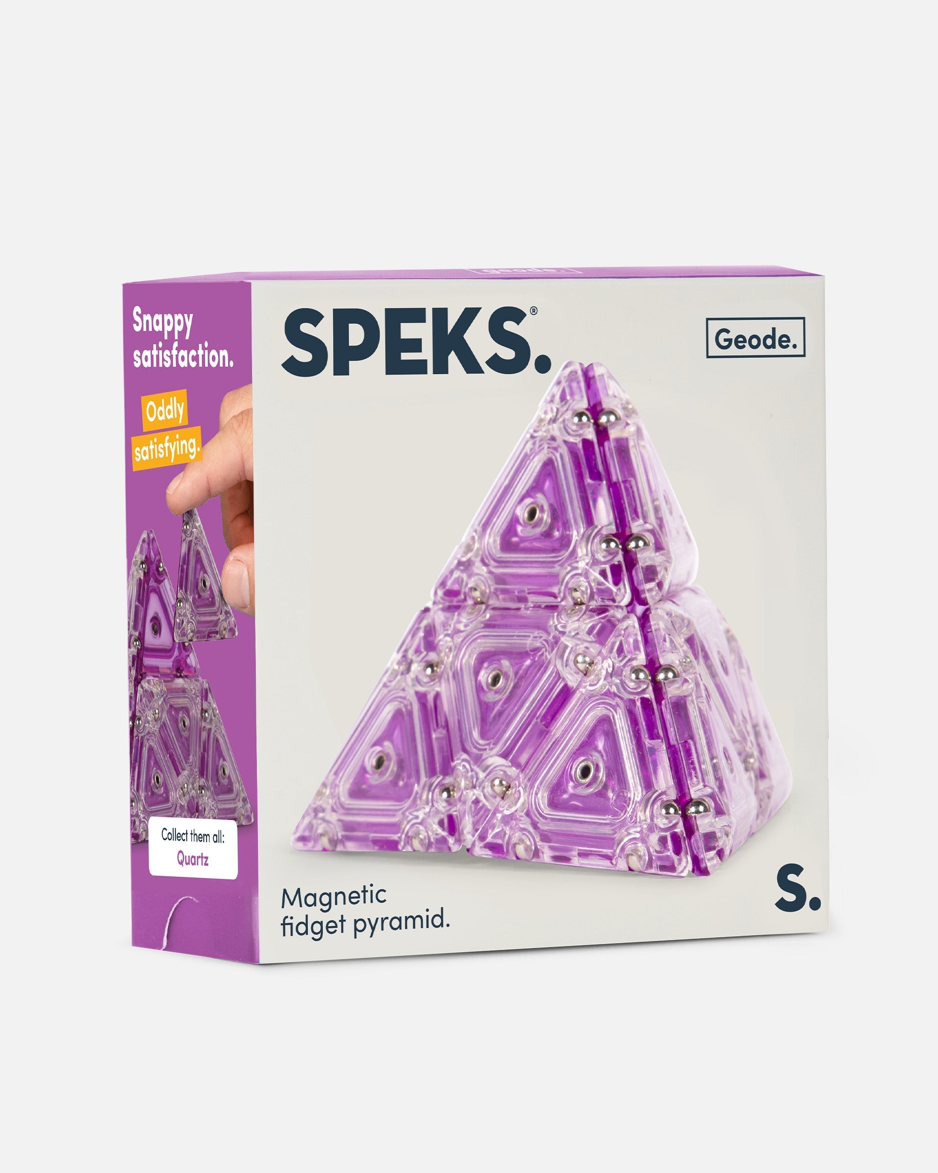 Crystal Pyramid Geode - Magnetic Shape Building Set